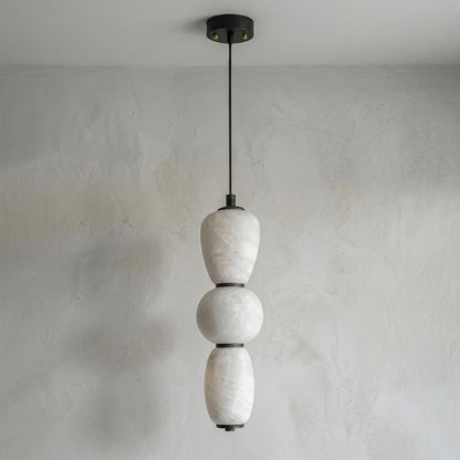 Alabaster Pendulous Pearl Pendant Lamp