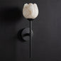 Dovon Lotus Alabaster Wall Sconce