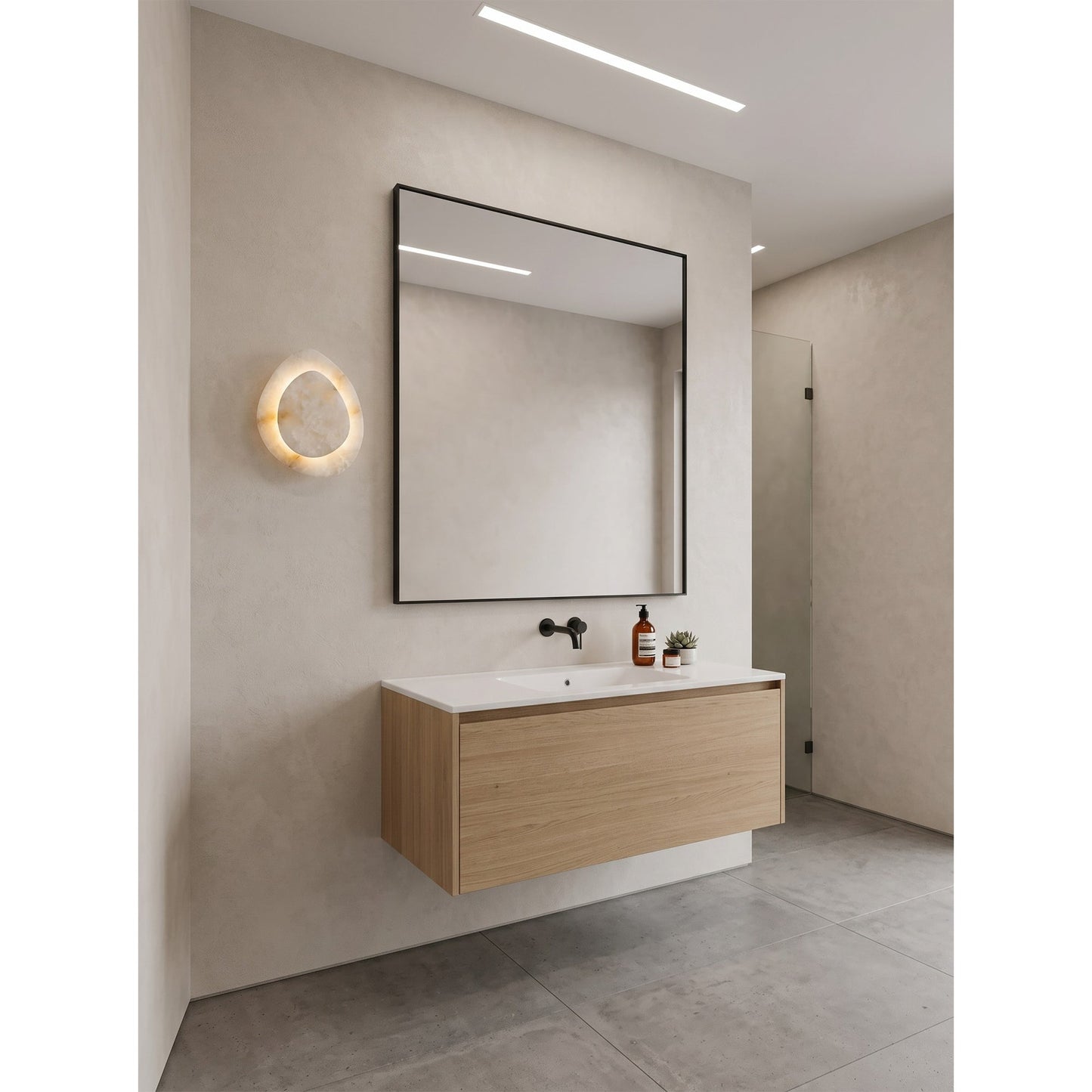 Liro Alabaster Wall Sconce