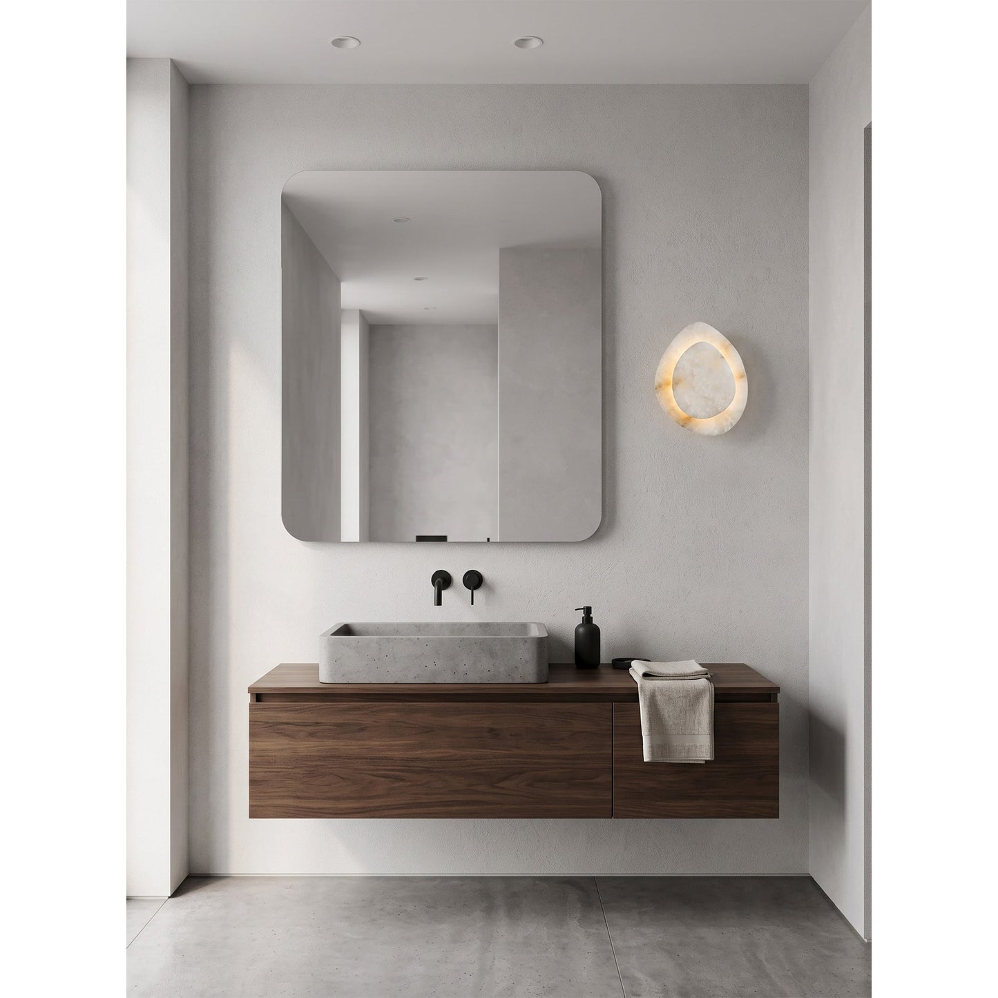 Liro Alabaster Wall Sconce