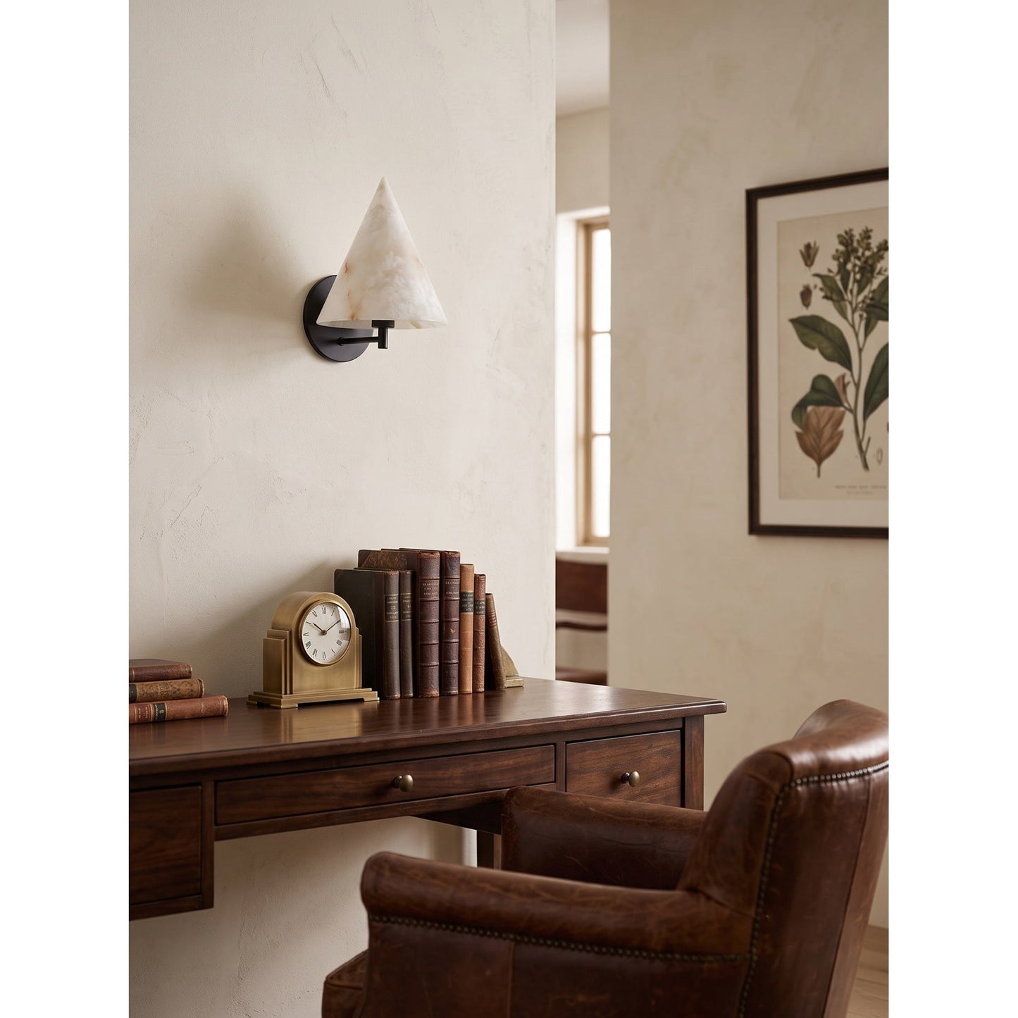 Calon Alabaster Wall Sconce