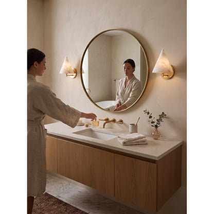 Calon Alabaster Wall Sconce