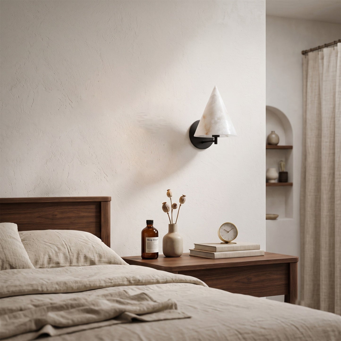 Calon Alabaster Wall Sconce
