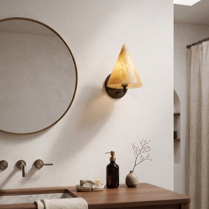 Calon Alabaster Wall Sconce
