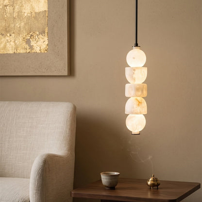 Quinan Alabaster Pendant Lamp