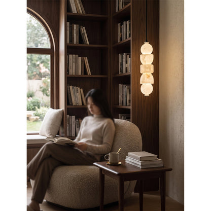 Quinan Alabaster Pendant Lamp