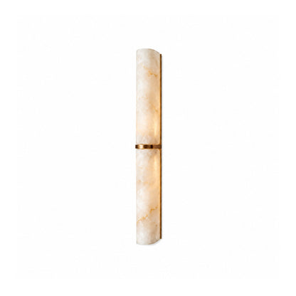 Quinan Alabaster Tube Wall Sconce