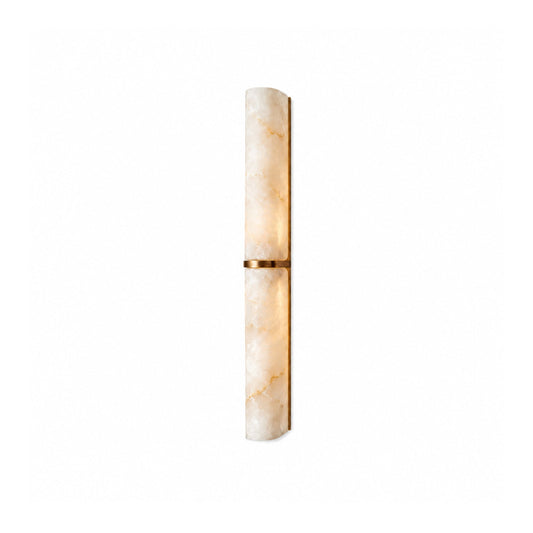 Quinan Alabaster Tube Wall Sconce