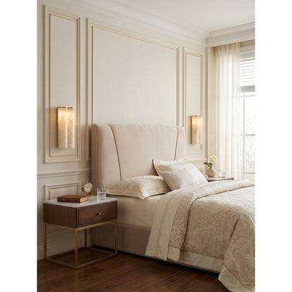 Quinan Alabaster Tube Wall Sconce