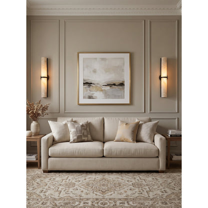 Quinan Alabaster Tube Wall Sconce