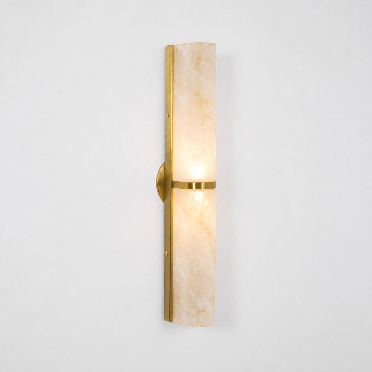 Quinan Alabaster Tube Wall Sconce