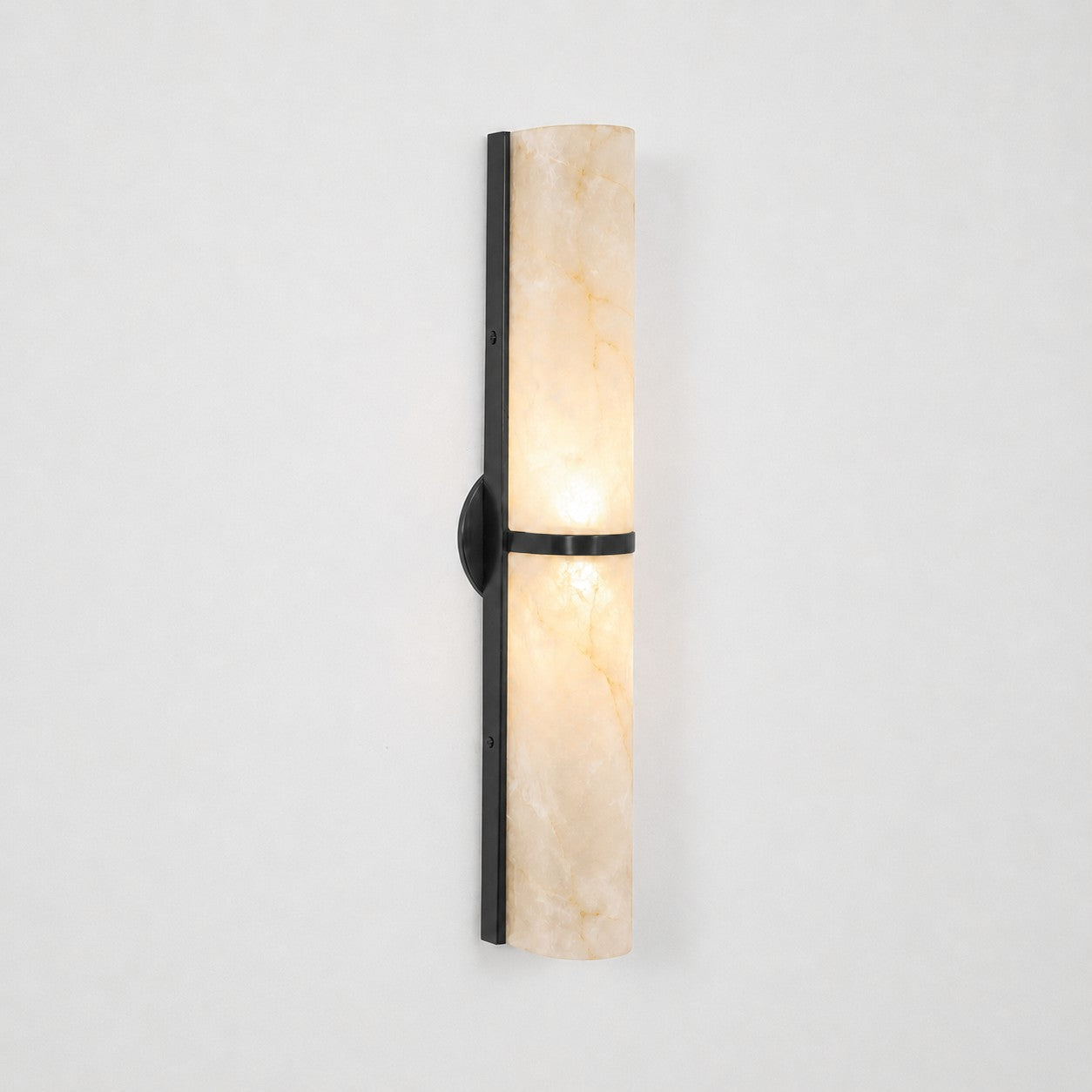 Quinan Alabaster Tube Wall Sconce