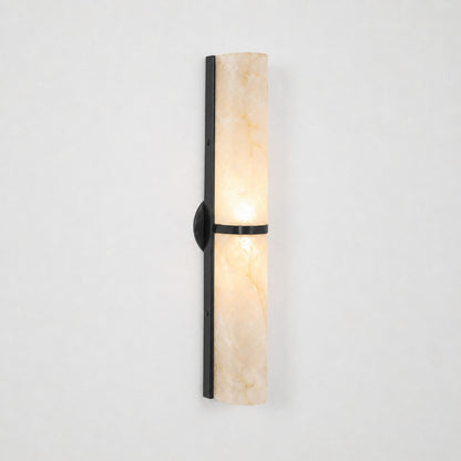 Quinan Alabaster Tube Wall Sconce