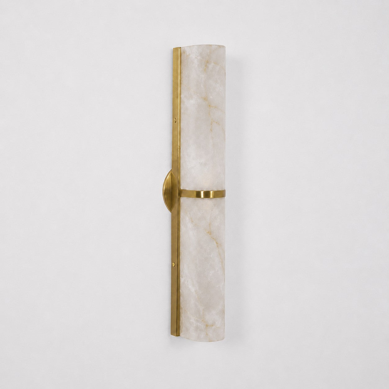 Quinan Alabaster Tube Wall Sconce