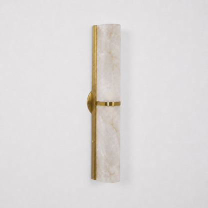 Quinan Alabaster Tube Wall Sconce