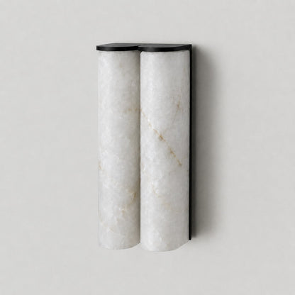 Quinan Alabaster Tube Wall Sconce