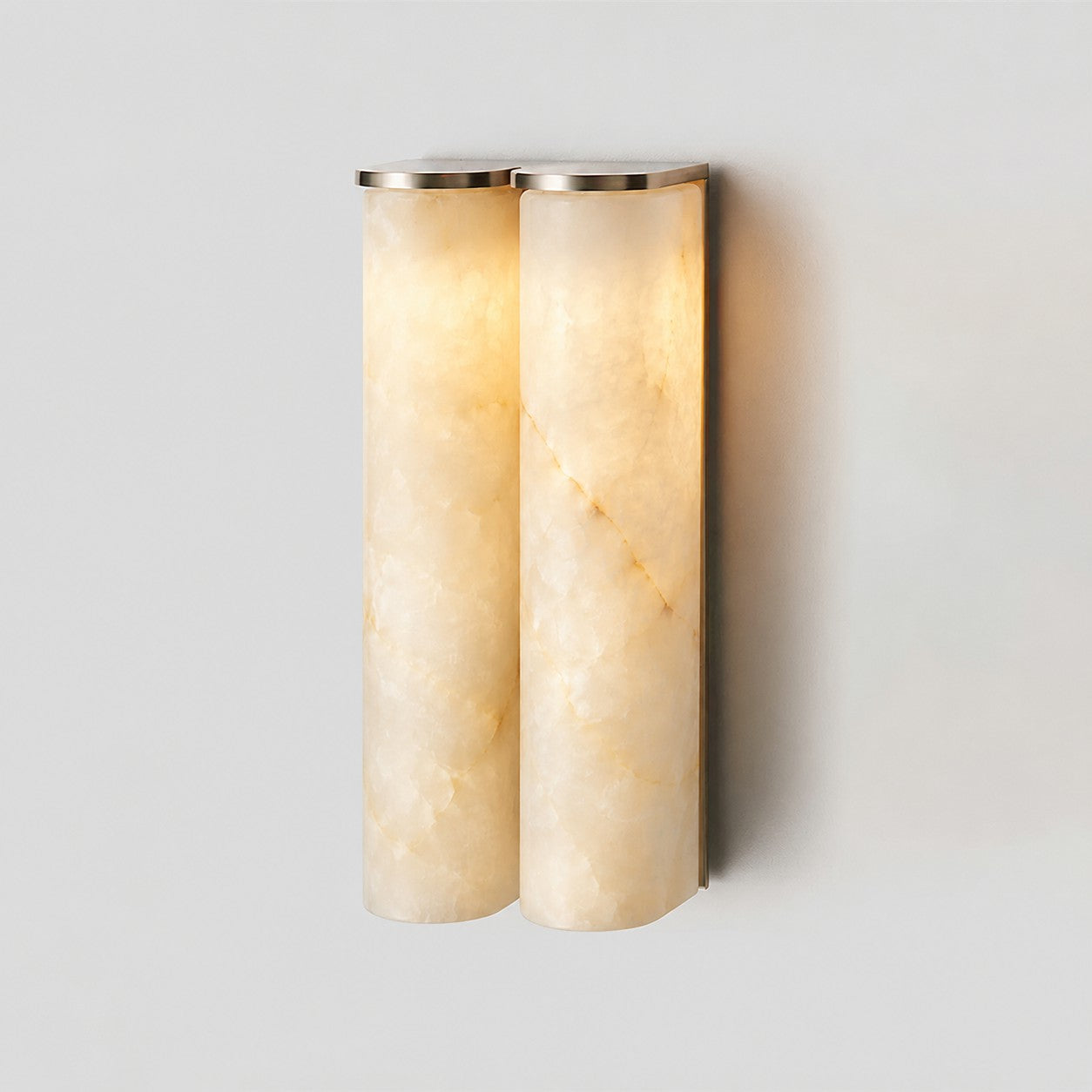 Quinan Alabaster Tube Wall Sconce