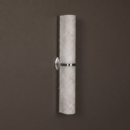 Quinan Alabaster Tube Wall Sconce