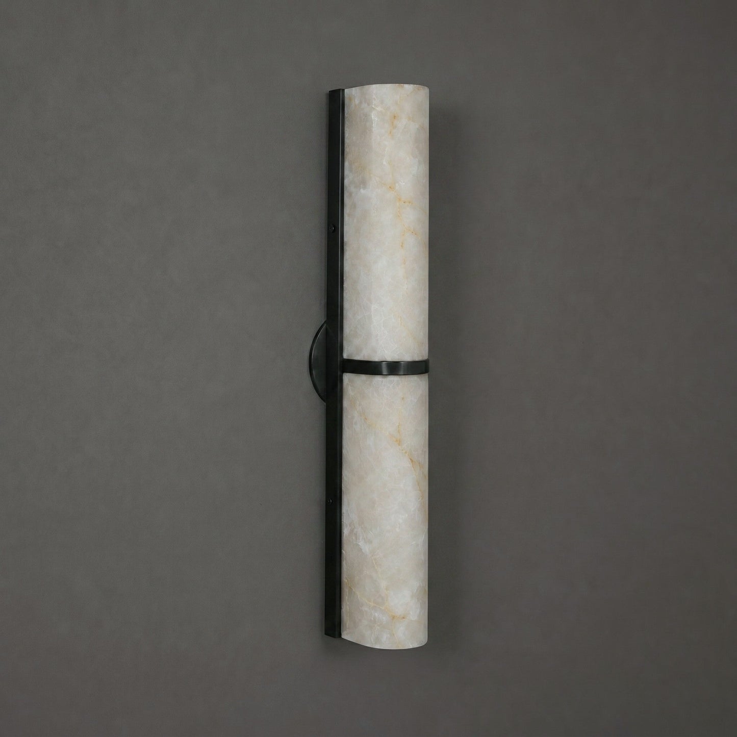Quinan Alabaster Tube Wall Sconce