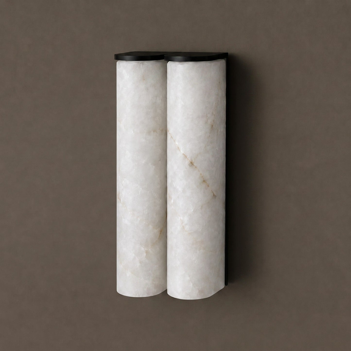 Quinan Alabaster Tube Wall Sconce