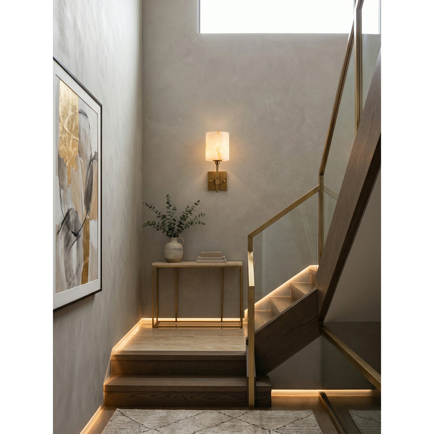 Ariel Alabaster Wall Sconce