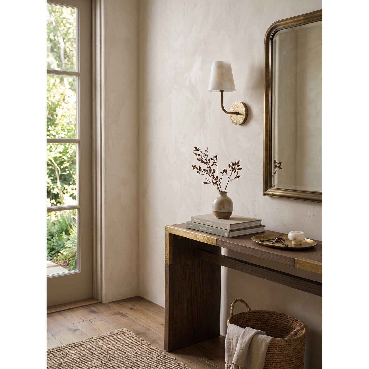 Velan Alabaster Wall Sconce