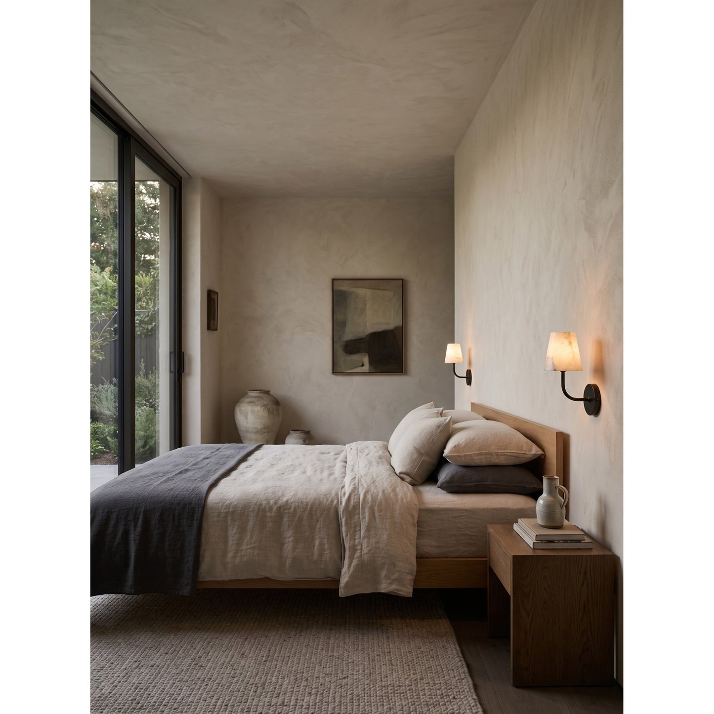 Velan Alabaster Wall Sconce