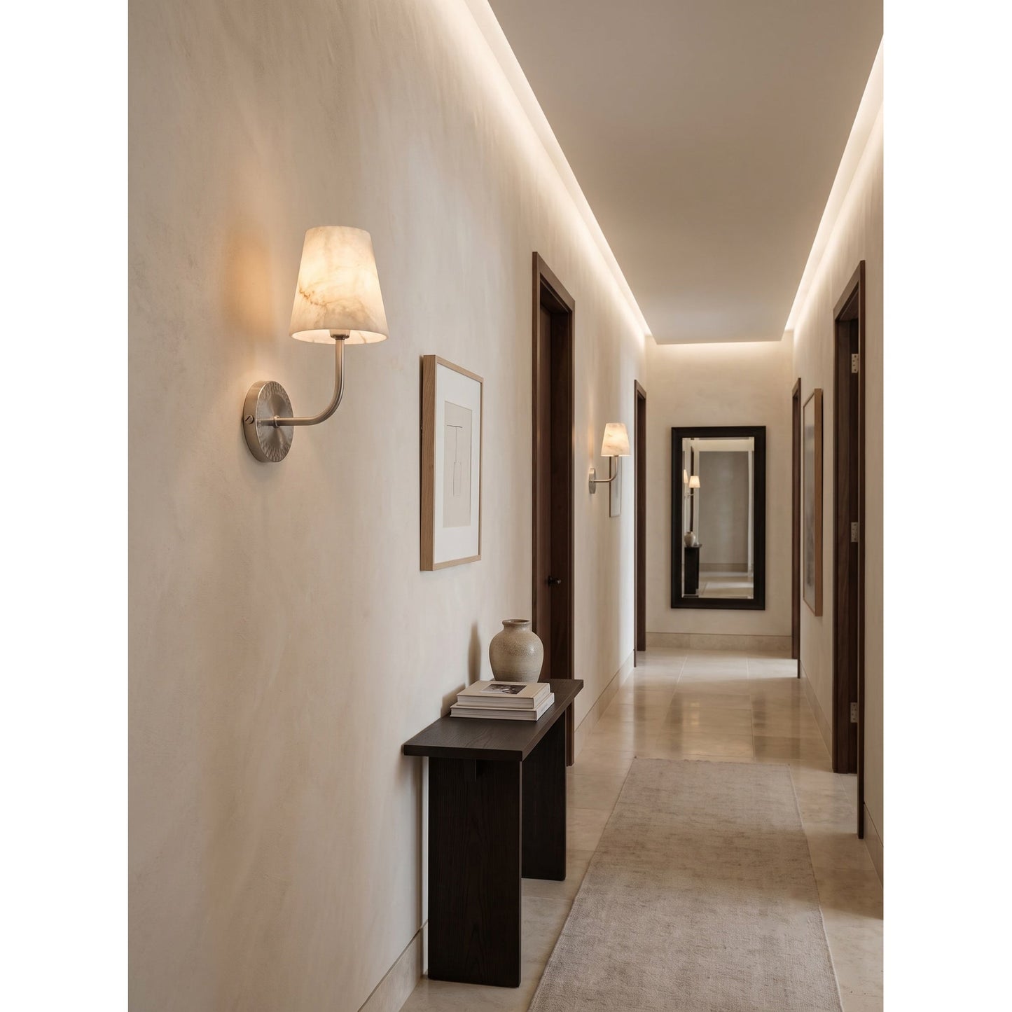 Velan Alabaster Wall Sconce