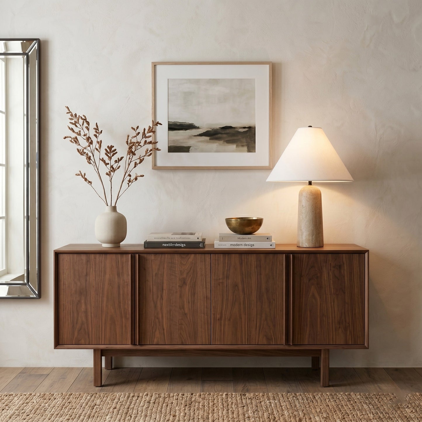 Belia Travertine Table Lamp