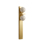 Asymmetrical Alabaster Wall Sconce