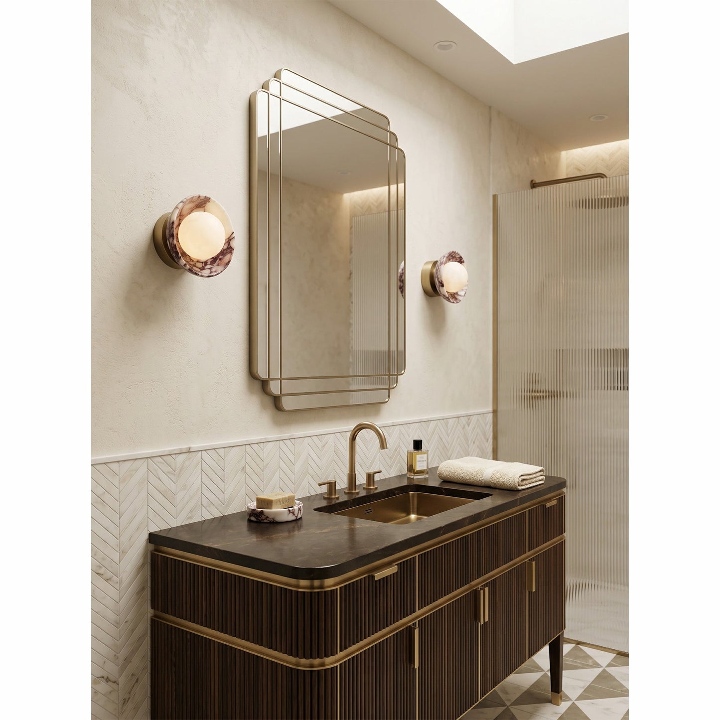 Quenby Marble Wall Sconce