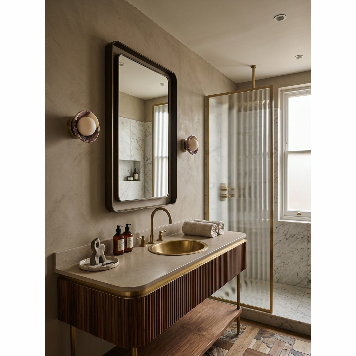 Quenby Marble Wall Sconce