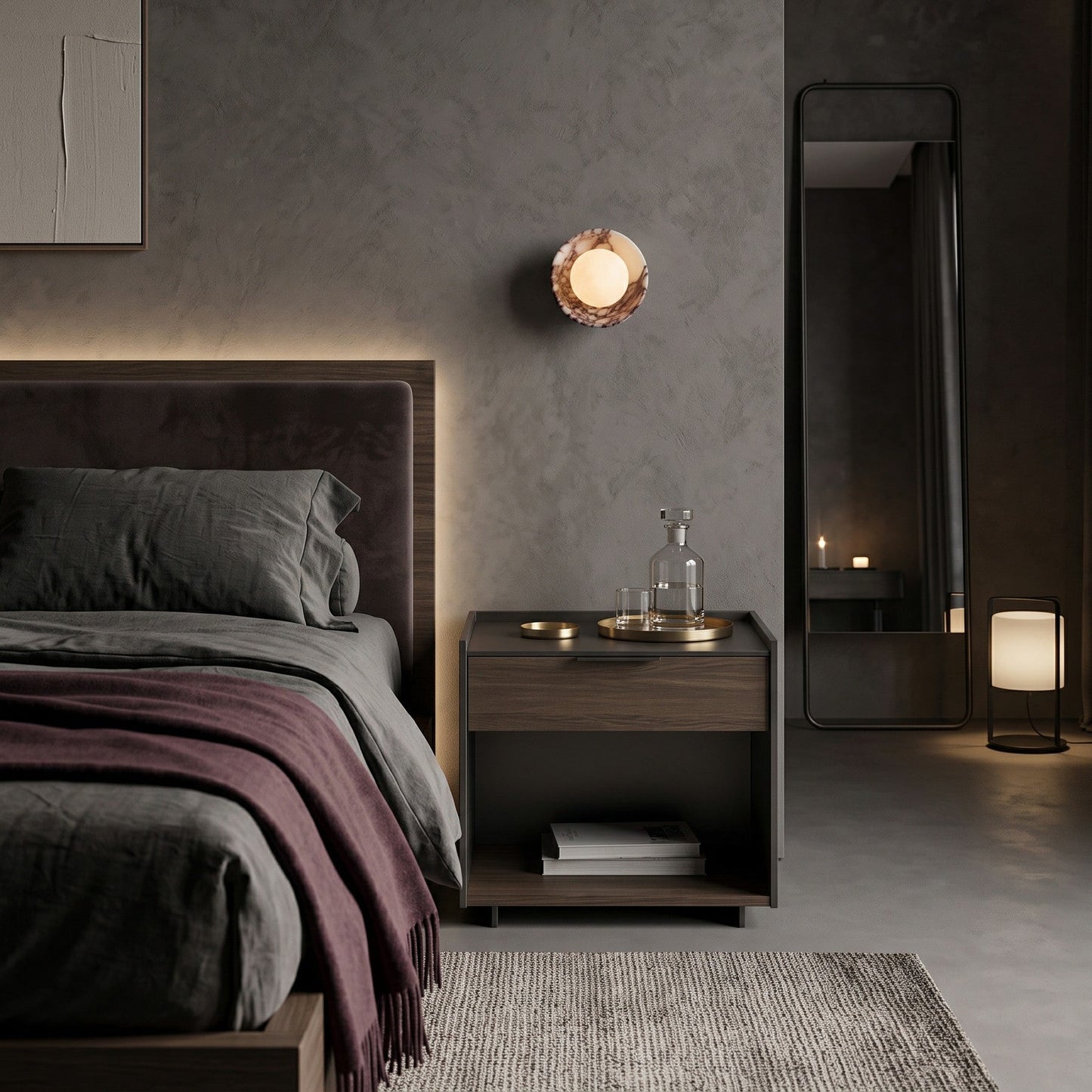 Quenby Marble Wall Sconce
