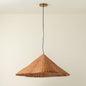Bardi Scalloped Rattan Pendant Lamp