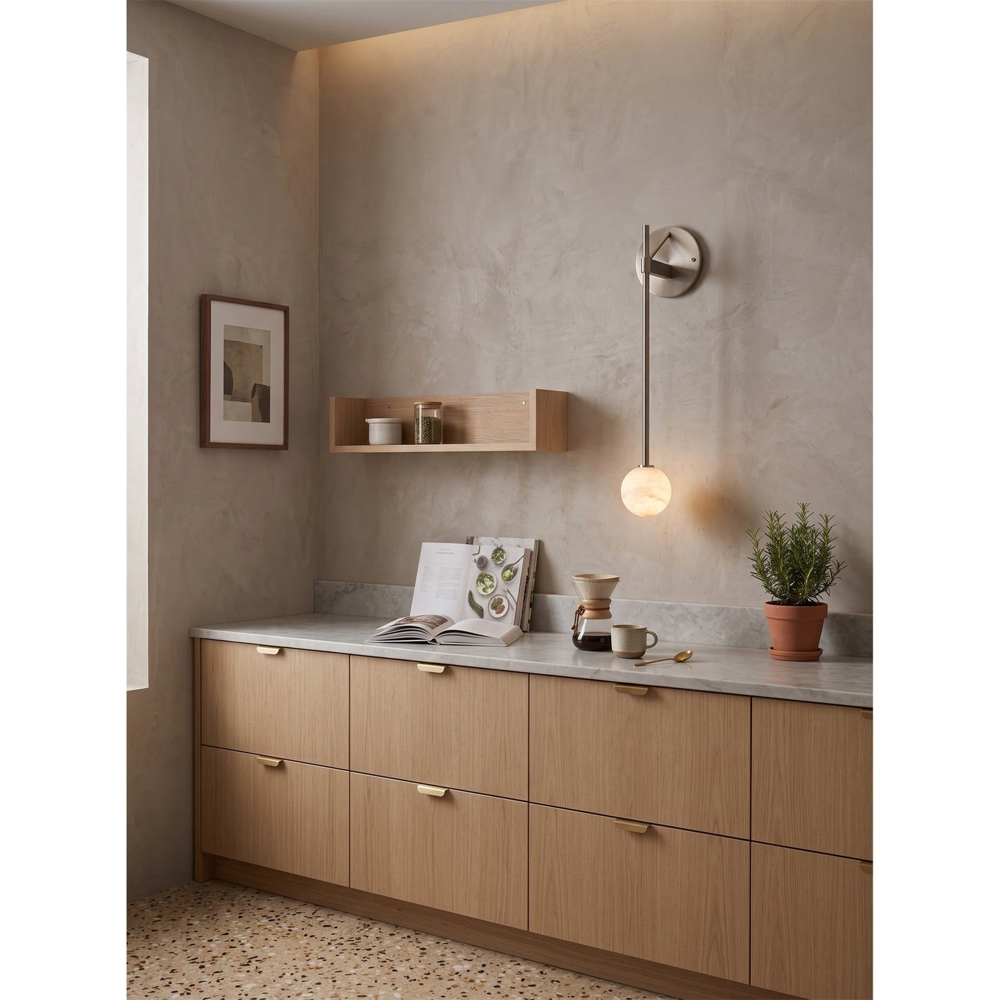 Nevia Alabaster Wall Lamp