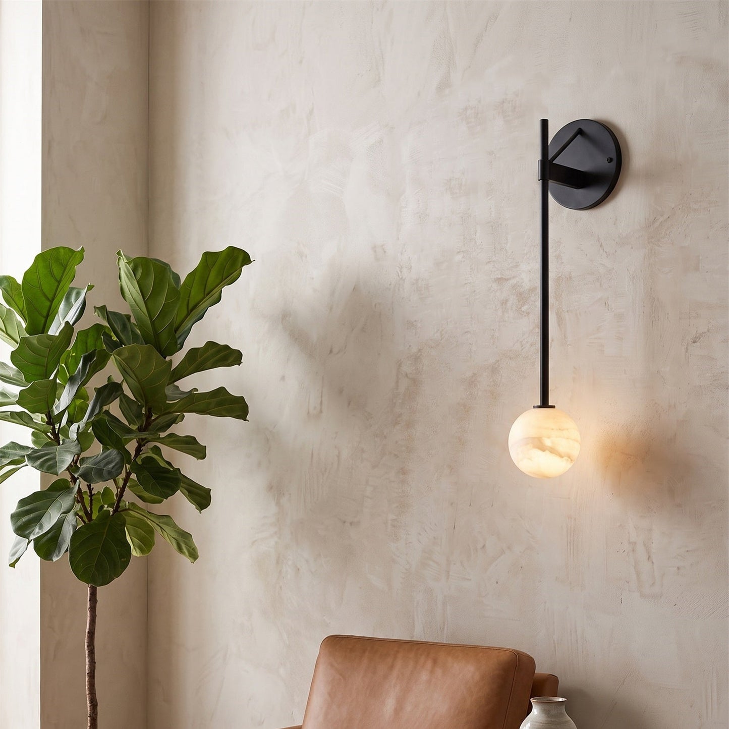Nevia Alabaster Wall Lamp