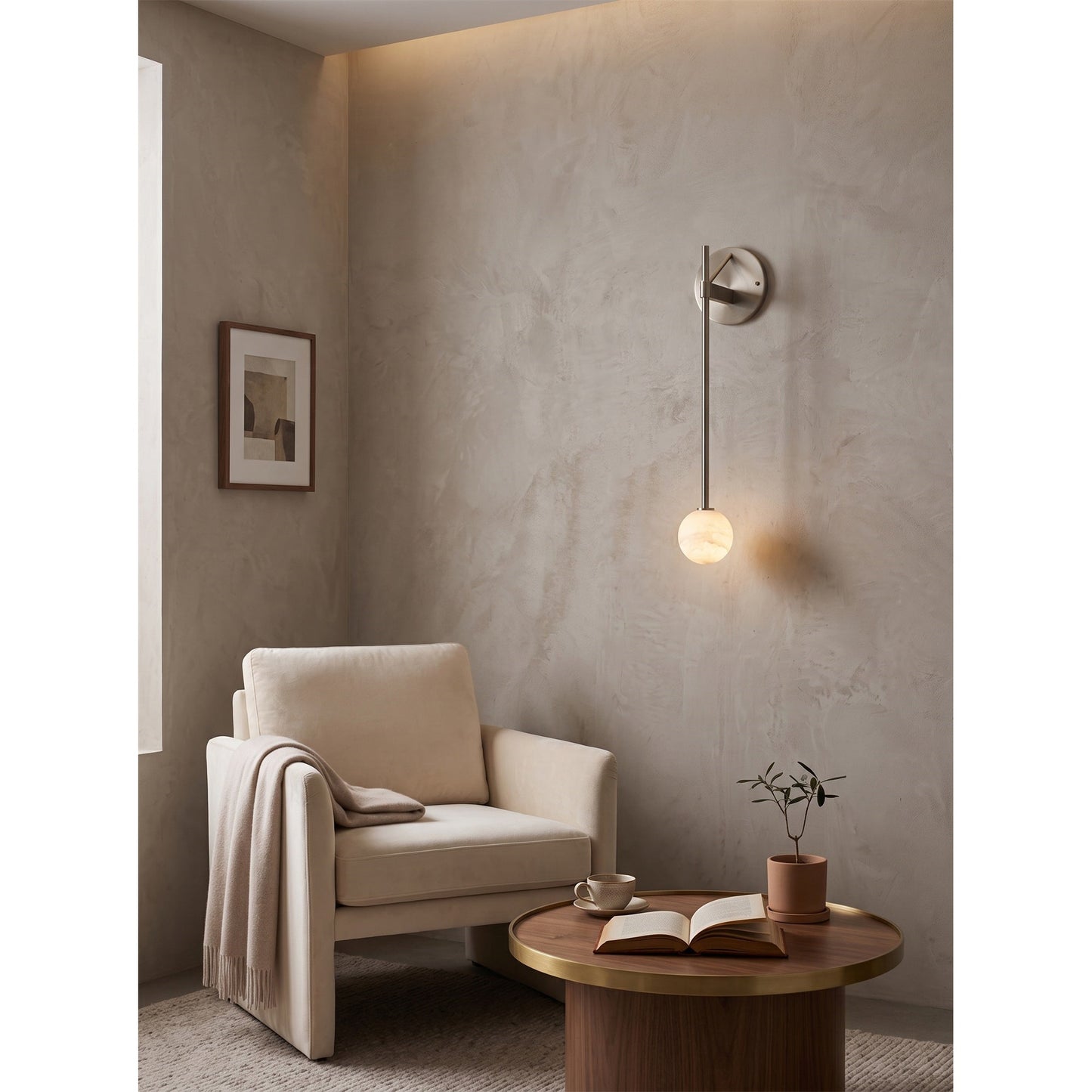 Nevia Alabaster Wall Lamp