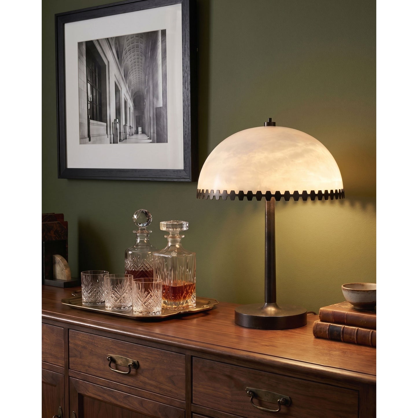 Ulverton Alabaster Table Lamp