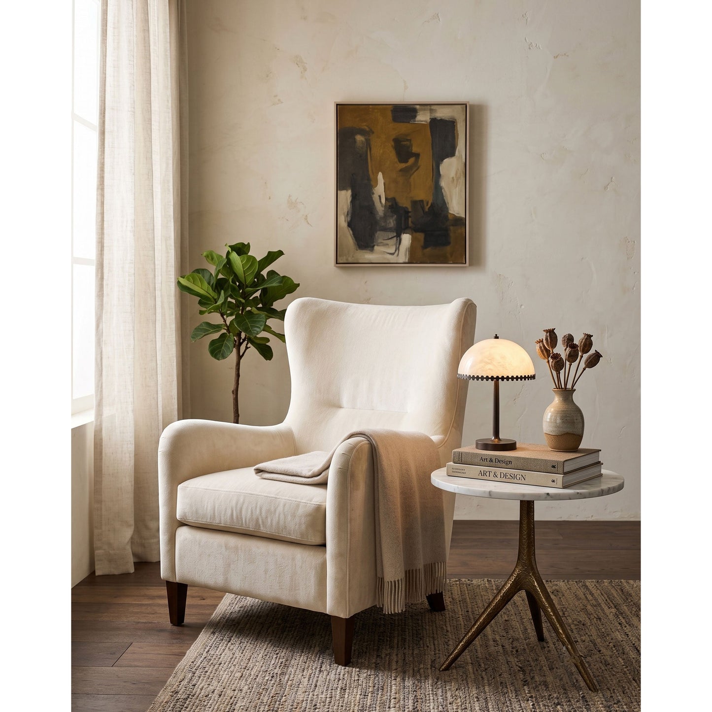 Ulverton Alabaster Table Lamp