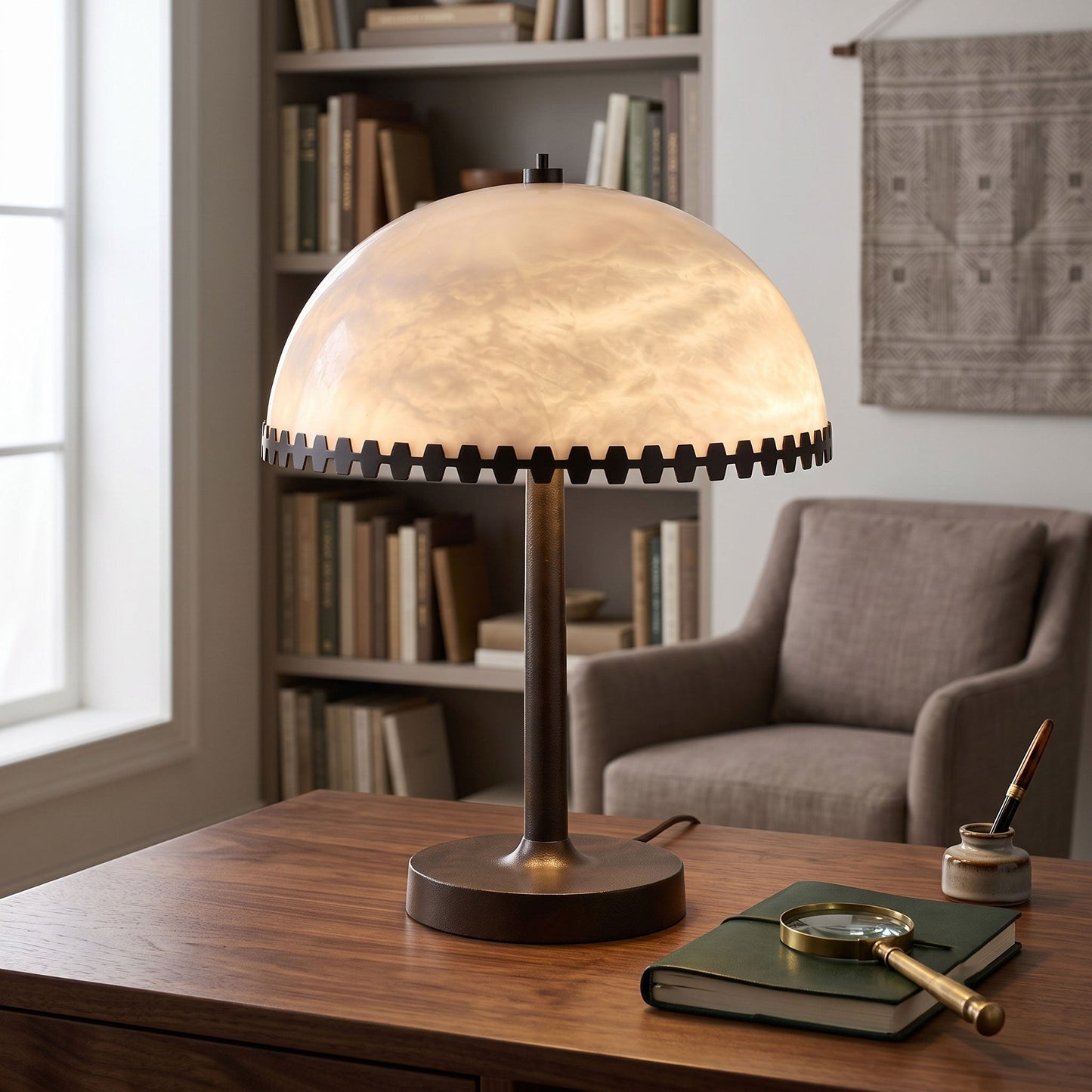 Ulverton Alabaster Table Lamp