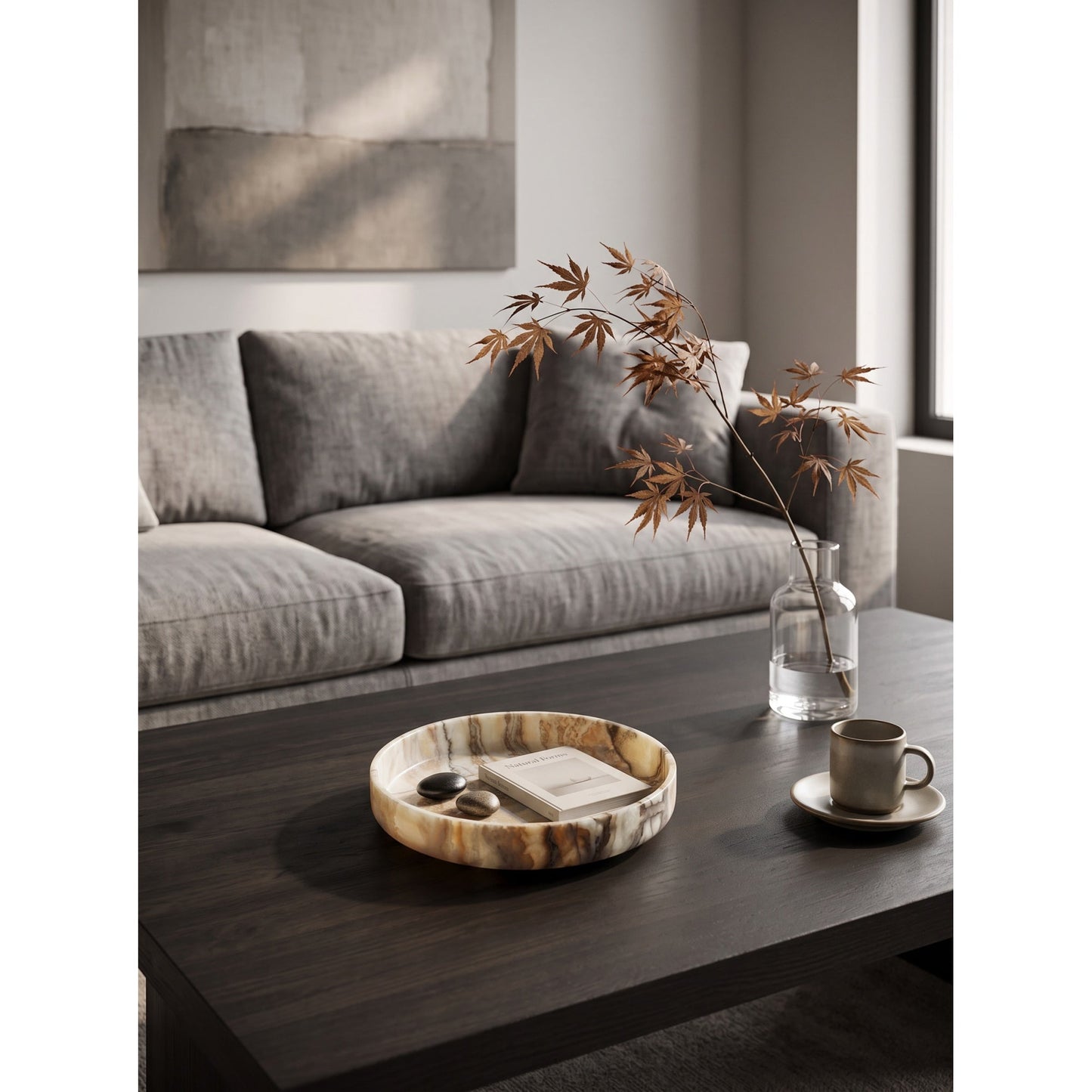 Wyno Round Stone Tray