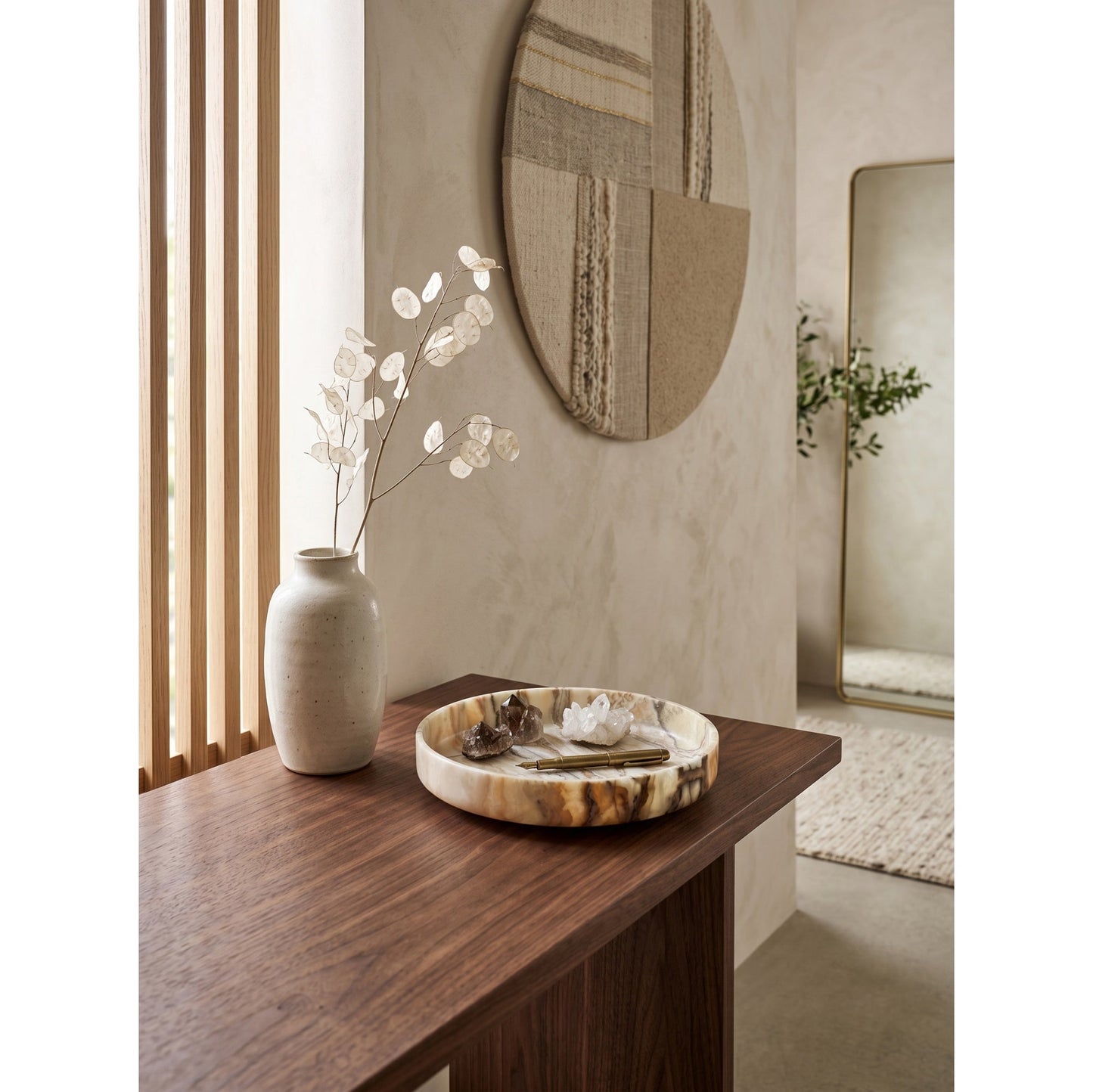 Wyno Round Stone Tray