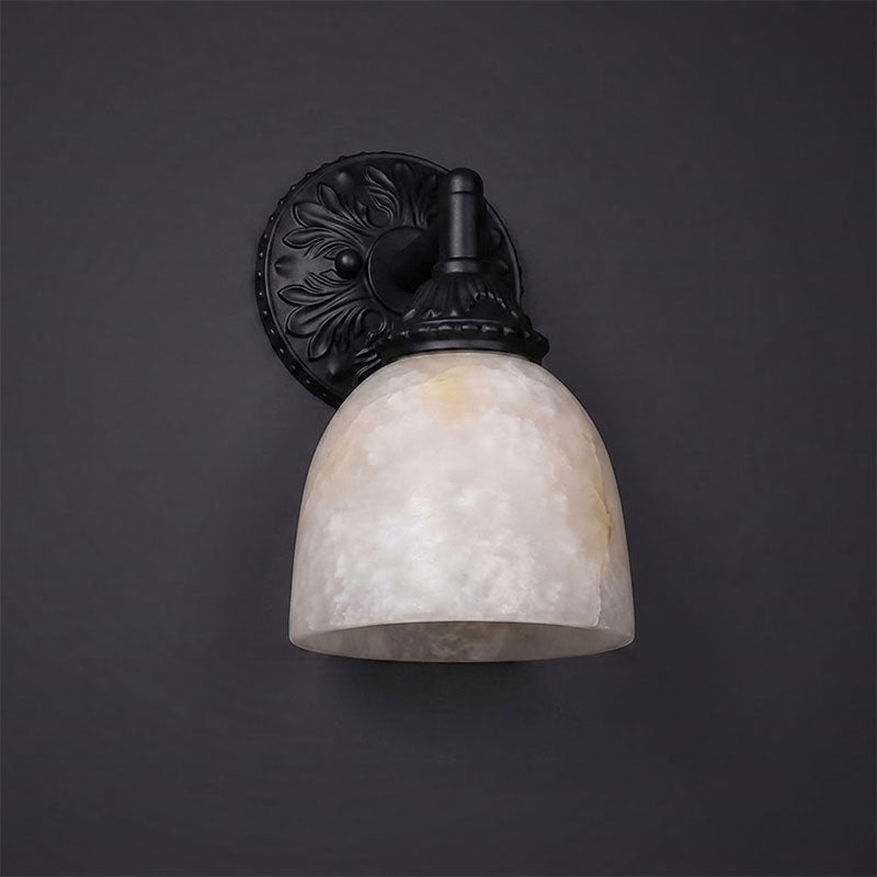 Quiberon Vanity Alabaster Wall Sconce