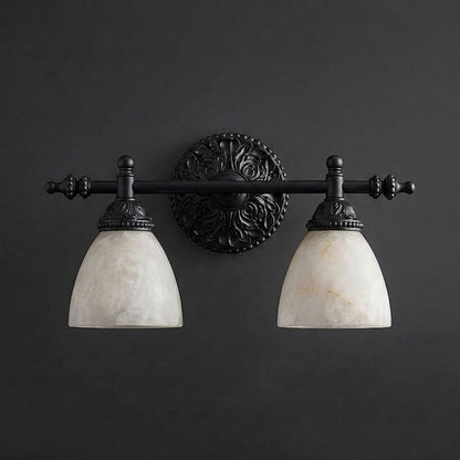 Quiberon Vanity Alabaster Wall Sconce