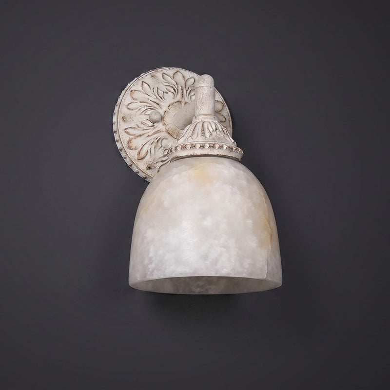 Quiberon Vanity Alabaster Wall Sconce