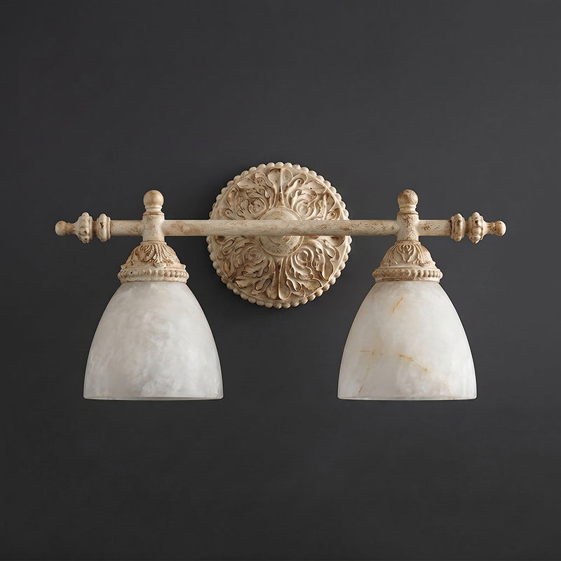 Quiberon Vanity Alabaster Wall Sconce