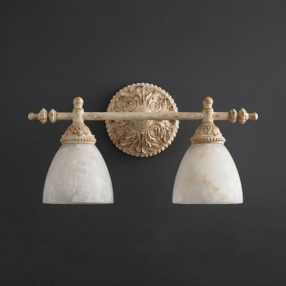 Quiberon Vanity Alabaster Wall Sconce