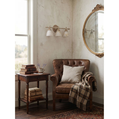 Quiberon Vanity Alabaster Wall Sconce