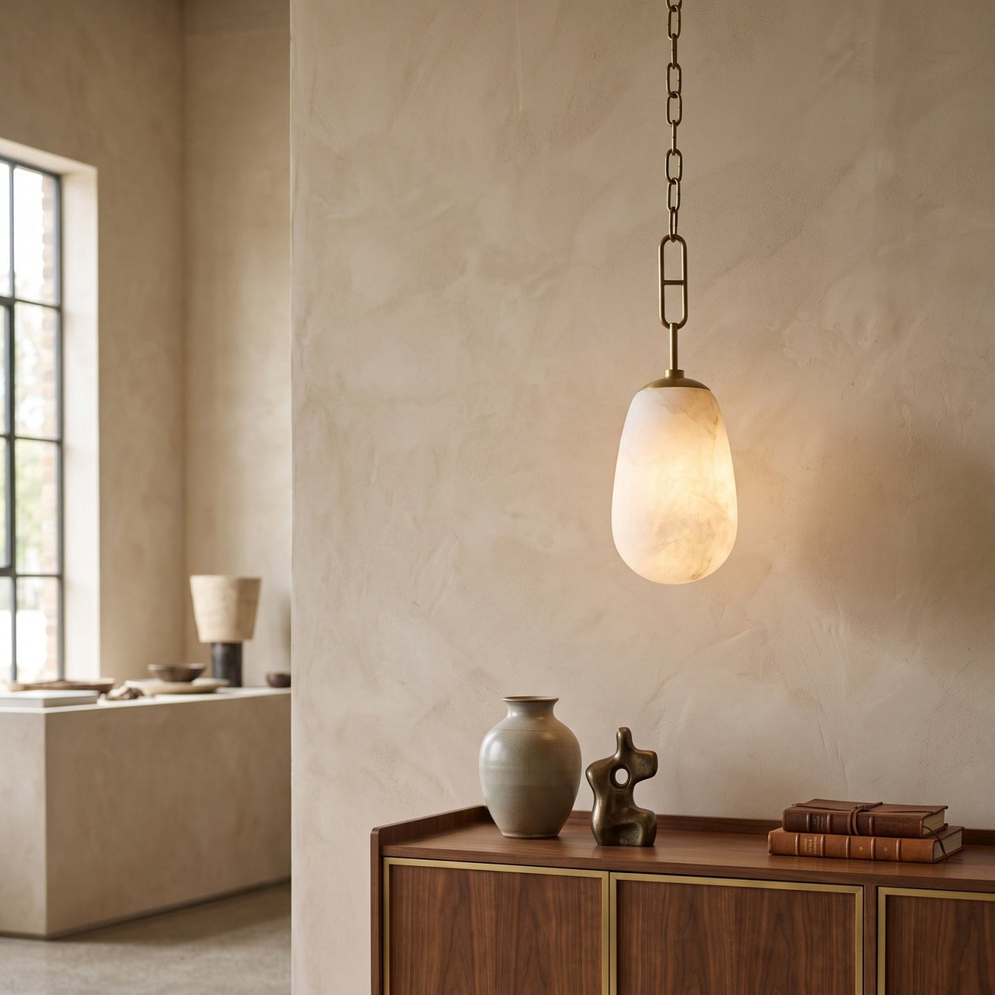 Sera Alabaster Pendant Lamp