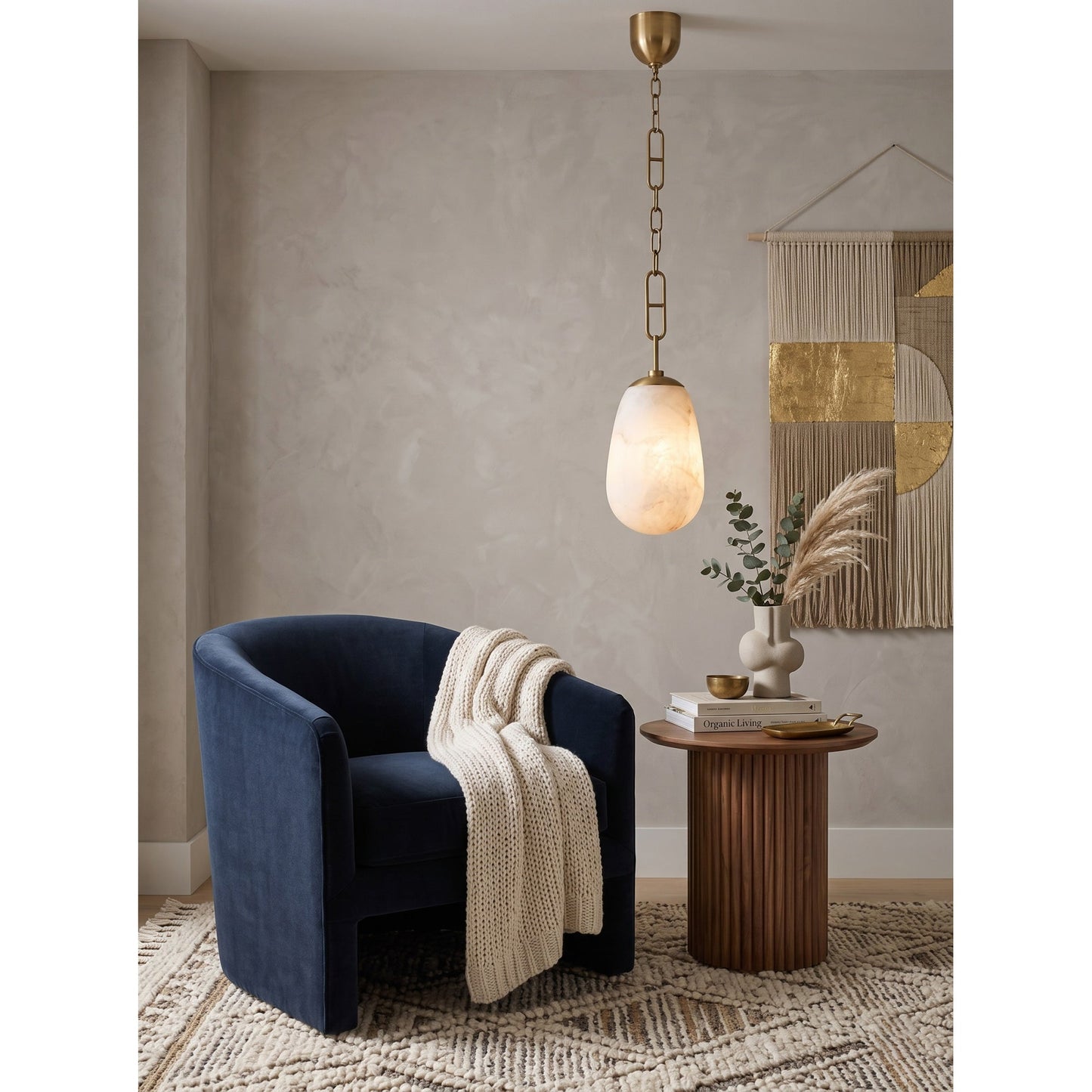 Sera Alabaster Pendant Lamp